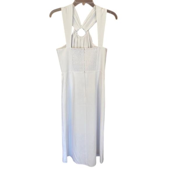 French Collection Echo Crepe Midi Dress White - Picture 2 of 9